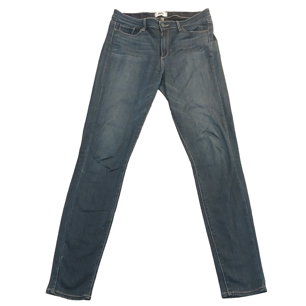 PAIGE Hoxton Ultra Skinny Women 31 Blue High Rise Stretch Denim Jeans